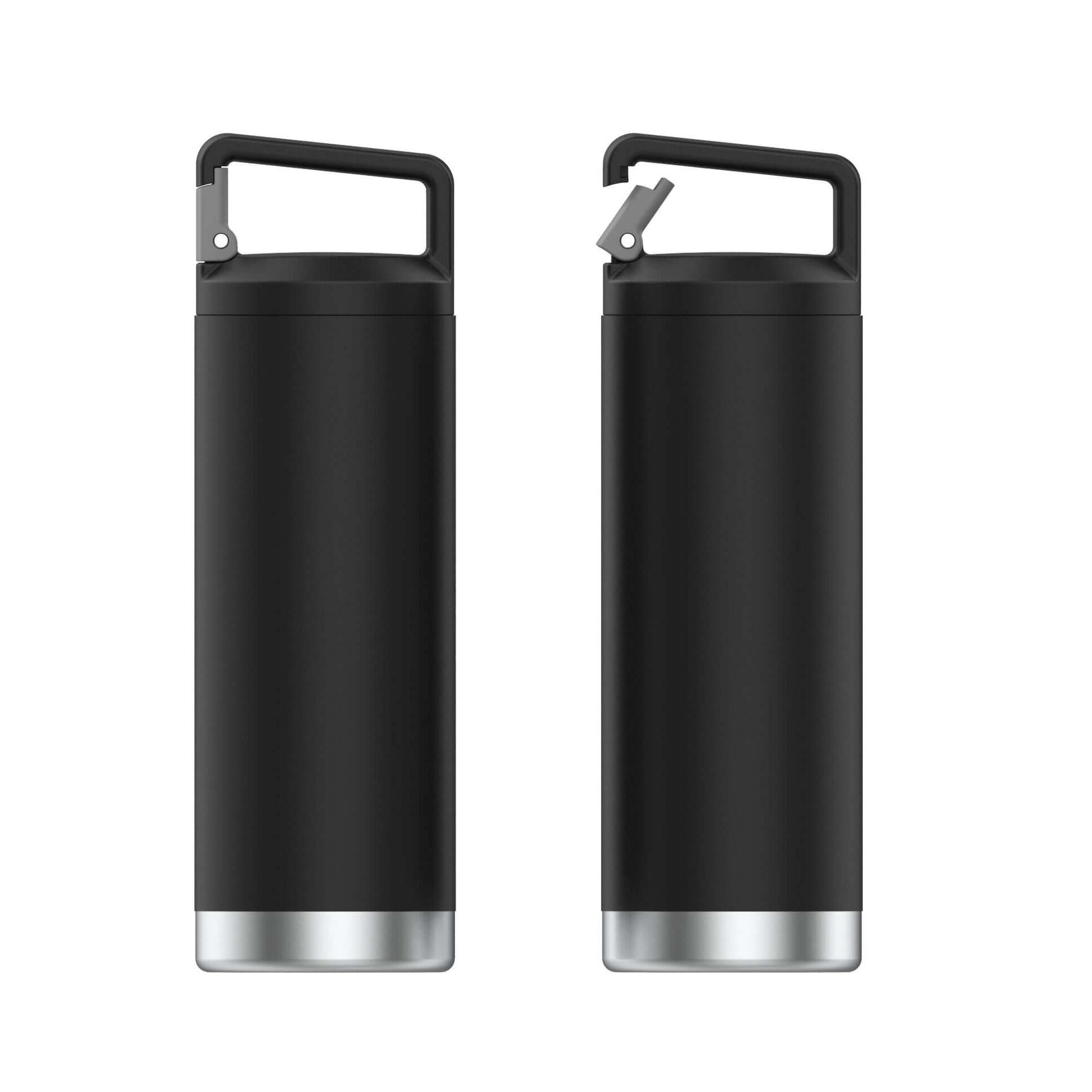 750ml Outdoors Sports Flask Thermos With Carabiner Lid-image