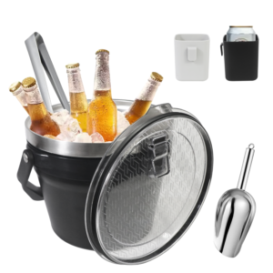 7L Large Capacity Vacuum Insulated Ice Bucket-image