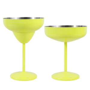 Custom Stainless Steel Cocktail Glasses, Margarita Glass & Coupe Glass-image